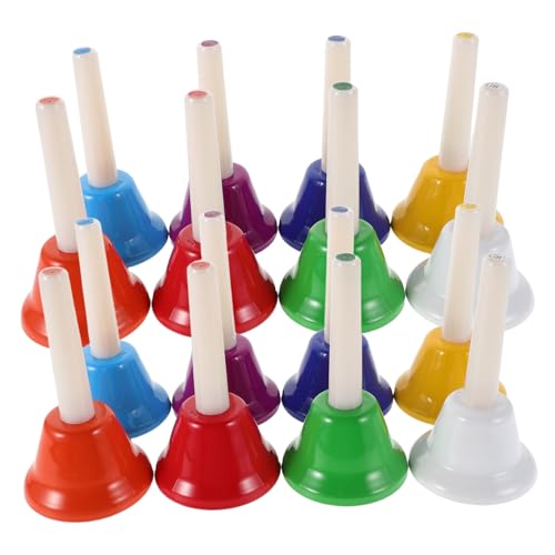 TOYANDONA 16 Stück Teiliges Handglocken mit Noten Musikinstrument für Erwachsene und für Unterricht Hochzeiten und Gruppenevents TOYANDONA 16 Stück Teiliges Handglocken mit Noten Musikinstrument für Erwachsene und für Unterricht Hochzeiten und Gruppenevents von TOYANDONA
