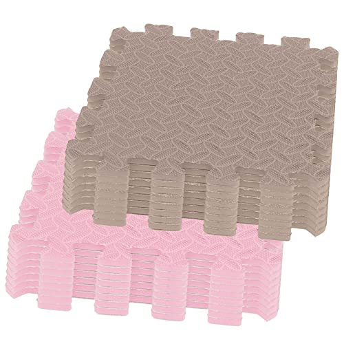 TOYANDONA 16 Stück Teiliges Krabbelmatten aus Buntem Dickem Schaumstoff rutschfeste Spielmatte für Kleinkinder Weiche Bodenmatte für Kinderzimmer Schadstofffrei und Hautfreundlich von TOYANDONA