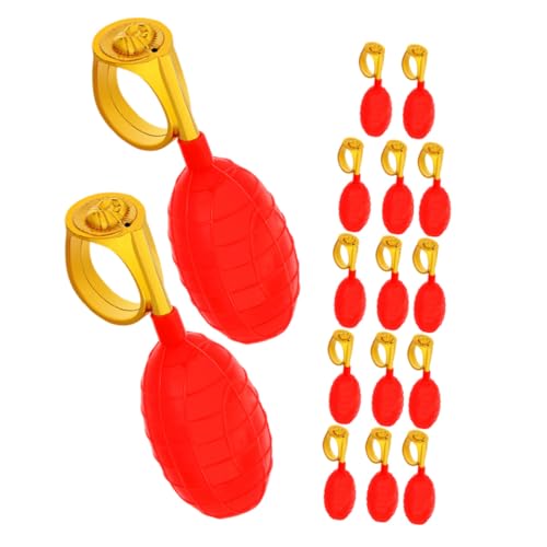 TOYANDONA 16 Stück Teiliges Wassersprühring für Streiche und April Fools Day Spiele Lustiges Wasser und Erwachsene Einfach zu Bedienen Sommer Cooling Party Requisiten von TOYANDONA