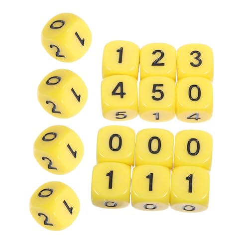 TOYANDONA 16 Stück Zahlenwürfelset Mathematikfähigkeiten für Schule und Zuhause Spielend Lernen mit Interaktiven Übungen TOYANDONA 16 Stück Zahlenwürfelset Mathematikfähigkeiten für Schule und Zuhause Spielend Lernen mit Interaktiven Übungen von TOYANDONA
