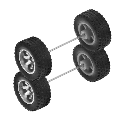 TOYANDONA 164 Rc Auto Rad Reifen Ersatz Set Legierung Hub Für Spielzeug Auto Zubehör von TOYANDONA