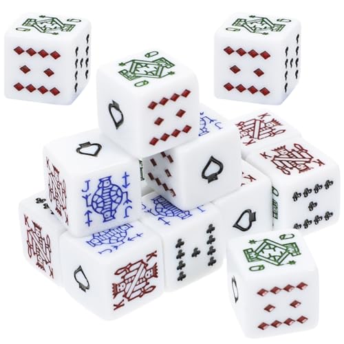 TOYANDONA Pokerwürfel-Requisiten 16 Mm Quadratische Würfel Pokerwürfel Spielspaß Partyzubehör für Erwachsene TOYANDONA Pokerwürfel-Requisiten 16 Mm Quadratische Würfel Pokerwürfel Spielspaß Partyzubehör für Erwachsene von TOYANDONA
