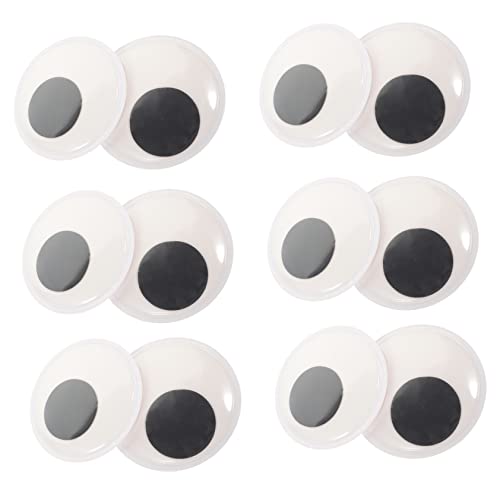 TOYANDONA 16Stücke Teiliges Große Wackelnde Augen mit Selbstkleber Puppendekorative Augen für Kreative Bastelprojekte und DIY Spielzeuge für Kindergeburtstage von TOYANDONA