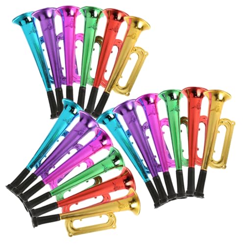 TOYANDONA 18 Stk Kindertrompete Trompeten Horn Klöppel Krachmacher Trompete Kleine Spielzeugtrompete Tamburin Für Spielzeugtrompete Für Requisite Plastik TOYANDONA 18 Stk Kindertrompete Trompeten Horn Klöppel Krachmacher Trompete Kleine Spielzeugtrompete Tamburin Für Spielzeugtrompete Für Requisite Plastik von TOYANDONA