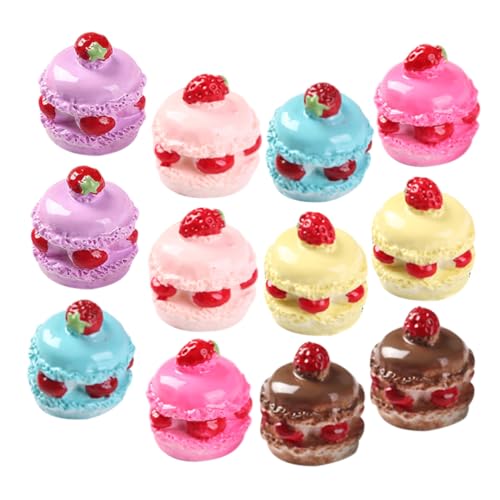 TOYANDONA 18 Stück Puppenhaus-kuchenmodelle Miniatur- Essbare Kuchendekorationen Geburtstagskuchendekorationen Miniatur-dessertmodell TOYANDONA 18 Stück Puppenhaus-kuchenmodelle Miniatur- Essbare Kuchendekorationen Geburtstagskuchendekorationen Miniatur-dessertmodell von TOYANDONA