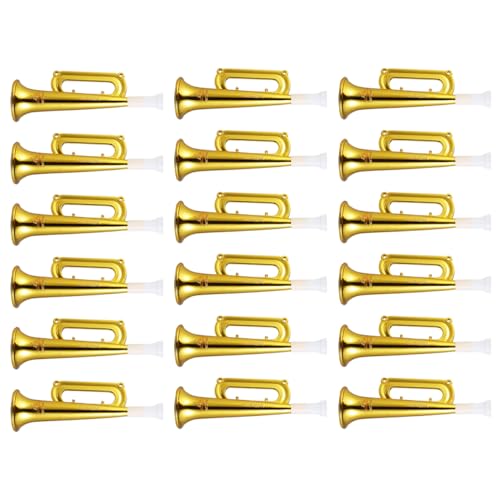 TOYANDONA 18 Stück Teiliges Goldene Trompete Tragbare Geräuschmacher für Sportveranstaltungen und Partys für Konzerte und Geburtstagsfeiern Ergonomisches Design für Stundenlangen Komfort TOYANDONA 18 Stück Teiliges Goldene Trompete Tragbare Geräuschmacher für Sportveranstaltungen und Partys für Konzerte und Geburtstagsfeiern Ergonomisches Design für Stundenlangen Komfort von TOYANDONA