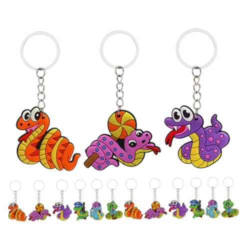 TOYANDONA 18 Stück Teiliges Kreative Schlangen schlüsselanhänger Kompakt Cartoon Keychains für Schulranzen Mitgebsel Kleine Geschenke für Geburtstagsfeier Goodie Stuffers TOYANDONA 18 Stück Teiliges Kreative Schlangen schlüsselanhänger Kompakt Cartoon Keychains für Schulranzen Mitgebsel Kleine Geschenke für Geburtstagsfeier Goodie Stuffers von TOYANDONA