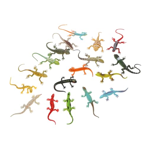 TOYANDONA 18 Stück Teiliges Lizard Realistische Bunte Kunststoff Eidechsen Figuren mit Glatten Kanten als Garten und Lernspielzeug Kreativität und Vorstellungskraft TOYANDONA 18 Stück Teiliges Lizard Realistische Bunte Kunststoff Eidechsen Figuren mit Glatten Kanten als Garten und Lernspielzeug Kreativität und Vorstellungskraft von TOYANDONA