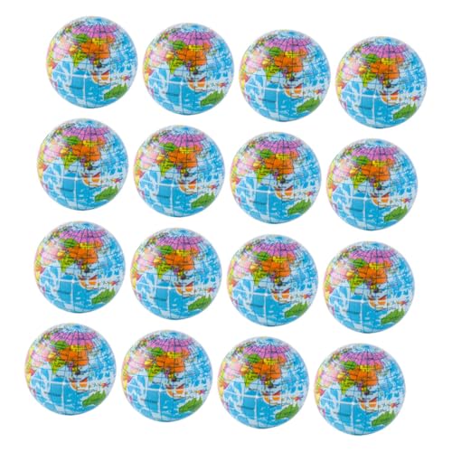 TOYANDONA 18 Stück Teiliges PU Antistressball Weiche Globe Squeeze Toys für Elastische Druckentlastung Bälle Strapazierfähige Party Spielzeuge mit Angenehmem Griff für Langanhaltenden von TOYANDONA
