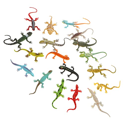 TOYANDONA 18 Stück Teiliges Realistisches Eidechsen aus Robustem Kunststoff Detailgetreue Reptilienfiguren für Garten und Pflanzen Deko mit Glatten Kanten für Spiel und Lernzwecke TOYANDONA 18 Stück Teiliges Realistisches Eidechsen aus Robustem Kunststoff Detailgetreue Reptilienfiguren für Garten und Pflanzen Deko mit Glatten Kanten für Spiel und Lernzwecke von TOYANDONA