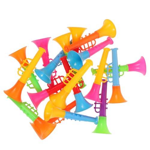 TOYANDONA 18 Stück kleine Plastik -Trompete für Kleine -Trompeten Trompete Hornspielzeugtrompete Kinderspielzeug Trompete Plastiktrompete für Zufällige Farbe TOYANDONA 18 Stück kleine Plastik -Trompete für Kleine -Trompeten Trompete Hornspielzeugtrompete Kinderspielzeug Trompete Plastiktrompete für Zufällige Farbe von TOYANDONA