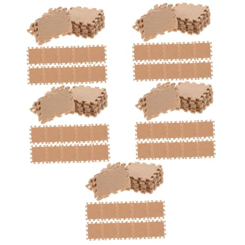 TOYANDONA 180 STK Puppenhaus Matte Puppenhaus-Puzzlematte Miniatur-Spielmattenfliesen puppenstubenmöbel Dollhouse Furniture Kinder rätsel Teppiche für Kinder Mini-Hauszubehör Mini-Hausbedarf von TOYANDONA
