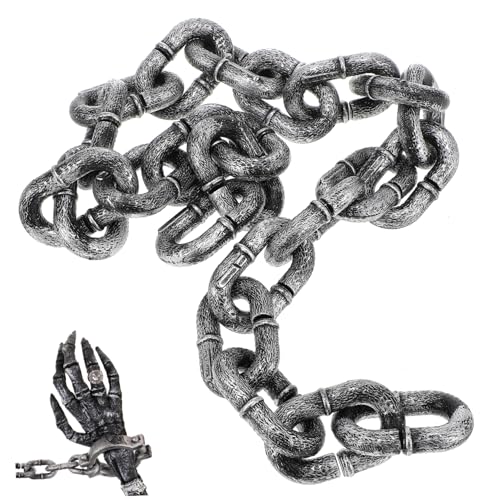 TOYANDONA 1M Halloween Kunststoffkette Realistische Dekoration für Gruselpartys und Veranstaltungen Leicht und Langlebig Accessoires für Halloween Dekorationen TOYANDONA 1M Halloween Kunststoffkette Realistische Dekoration für Gruselpartys und Veranstaltungen Leicht und Langlebig Accessoires für Halloween Dekorationen von TOYANDONA