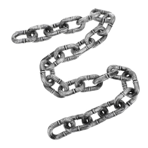 TOYANDONA 1M Halloween Kunststoffkette für Party Dekoration Realistische Absperrkette für Gruselige Deko für Halloween Events und Feiern TOYANDONA 1M Halloween Kunststoffkette für Party Dekoration Realistische Absperrkette für Gruselige Deko für Halloween Events und Feiern von TOYANDONA
