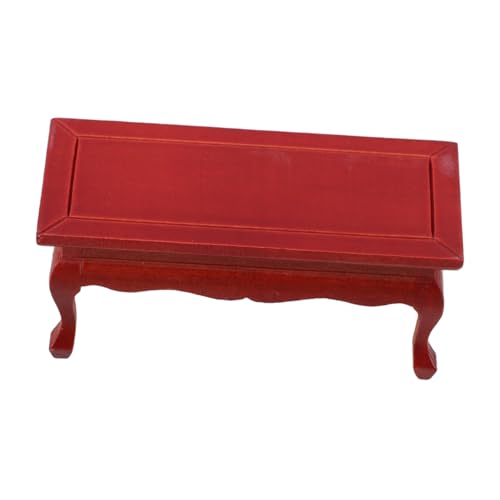 TOYANDONA 1Pc Birke Rot Mini Tisch Massivholz Modell Massivholz Schreibtisch Puppe Modell TOYANDONA 1Pc Birke Rot Mini Tisch Massivholz Modell Massivholz Schreibtisch Puppe Modell von TOYANDONA