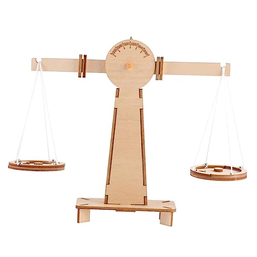 TOYANDONA 1Pc Waagschale Pädagogisches Waage Holz von TOYANDONA