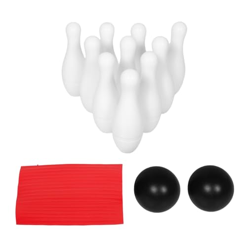 TOYANDONA 1Satz Bowling Set Bowling Pins und Plastikbälle Frühpädagogisches für Kleinkinder Leicht und Tragbar für Indoor und Outdoor Aktivitäten Fördert Motorische Fähigkeiten TOYANDONA 1Satz Bowling Set Bowling Pins und Plastikbälle Frühpädagogisches für Kleinkinder Leicht und Tragbar für Indoor und Outdoor Aktivitäten Fördert Motorische Fähigkeiten von TOYANDONA