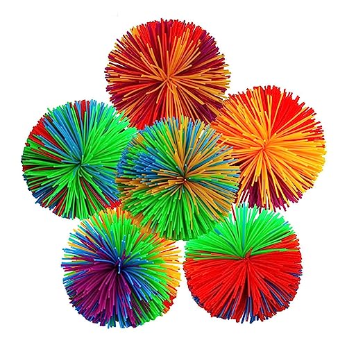 TOYANDONA 1Satz Bunter Silikon Fadenball Stressball für Erwachsene Sensorisches zur Beruhigung für Unterwegs von TOYANDONA