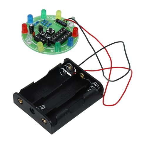 TOYANDONA 1Satz DIY Elektrisches Schaltungsexperiment Elektronisches mit LED Ausgängen für Spannende Experimente und Lernzwecke Komponenten für Praktische Lötübungen TOYANDONA 1Satz DIY Elektrisches Schaltungsexperiment Elektronisches mit LED Ausgängen für Spannende Experimente und Lernzwecke Komponenten für Praktische Lötübungen von TOYANDONA