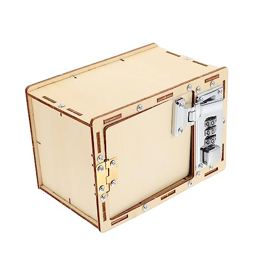 TOYANDONA 1Satz DIY Holzpuzzle Für Mechanische Passwort Box Pädagogisches Hand Augen Koordination Und Logischem Bastelprojekt Für Kreative von TOYANDONA