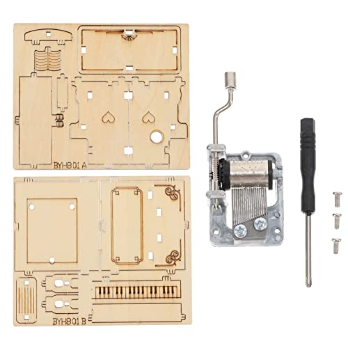 TOYANDONA 1Satz DIY Holzpuzzle Klavier Musikbox Puzzle für Edukatives Bastelspielzeug Perfektes Zimmerdekor Fördert Kreativität und Lernen von TOYANDONA
