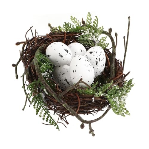 TOYANDONA 1Satz Eiern Realistisches Künstliches Rattan Für Heim Und Gartendekoration Für Kleine Vögel Wie Und Kanarienvögel Pflegeleicht TOYANDONA 1Satz Eiern Realistisches Künstliches Rattan Für Heim Und Gartendekoration Für Kleine Vögel Wie Und Kanarienvögel Pflegeleicht von TOYANDONA