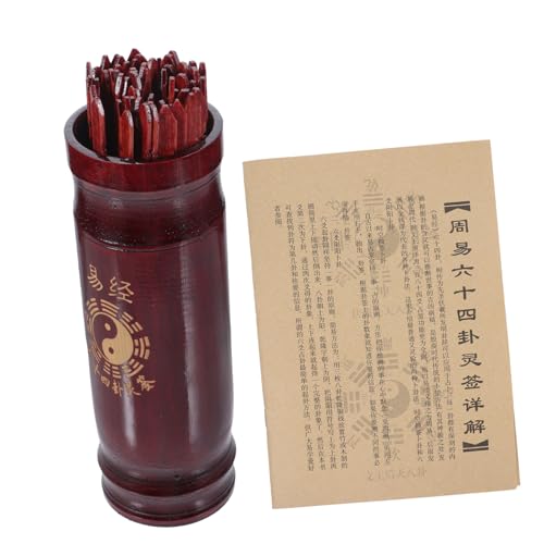 TOYANDONA 1satz Chinesische Wahrsagestäbchen Mit Eimer Und Holzstäbchen Für Traditionelle Wahrsage-Spiele Für Zuhause Büro Und Freizeitaktivitäten TOYANDONA 1satz Chinesische Wahrsagestäbchen Mit Eimer Und Holzstäbchen Für Traditionelle Wahrsage-Spiele Für Zuhause Büro Und Freizeitaktivitäten von TOYANDONA
