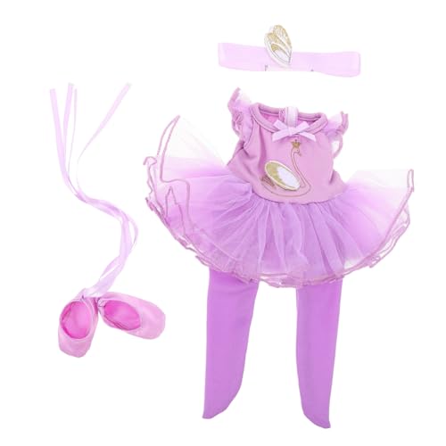 TOYANDONA 1Satz Elegantes Tutu Kostüm mit Schuhen und Haarband für Puppen Ballettkleidung für Kreatives und Verkleiden TOYANDONA 1Satz Elegantes Tutu Kostüm mit Schuhen und Haarband für Puppen Ballettkleidung für Kreatives und Verkleiden von TOYANDONA