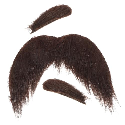 TOYANDONA 1Satz Fake Schnurrbart und Augenbrauen für Alte Männer Selbstklebende Cosplay Accessoires für Halloween und Partys für Kreative Outfits und Unvergessliche Auftritte von TOYANDONA