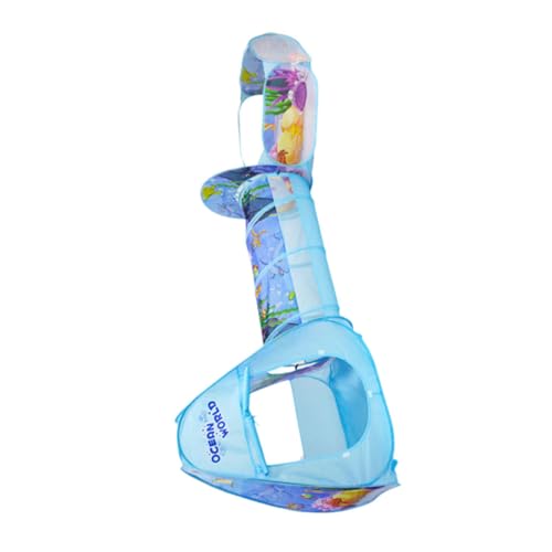 TOYANDONA 1Satz Faltbarer Teiliger Kinderzelt Spielpool mit Unterwasser Thema Kriechtunnel für Drinnen und Draußen Fördert Kreativität und Spielspaß für Jungen und Mädchen von TOYANDONA