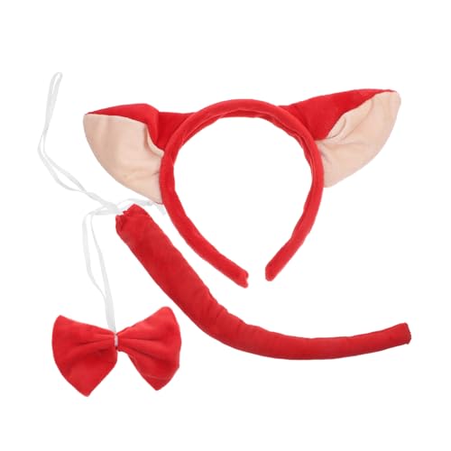 TOYANDONA 1Satz Fuchs Kostümset für Teiliges Cosplay Zubehör mit Stirnband und Ohren für Halloween Weihnachtsfeiern und Bühnenaufführungen TOYANDONA 1Satz Fuchs Kostümset für Teiliges Cosplay Zubehör mit Stirnband und Ohren für Halloween Weihnachtsfeiern und Bühnenaufführungen von TOYANDONA