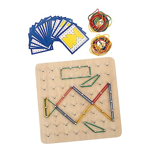TOYANDONA 1Satz Geoboard für Kreatives Mathematik Lernspielzeug aus Hochwertigem Holz Ergonomisch Gestaltet für Geometrische Formen und Frühe Mathematische Bildung Sicher TOYANDONA 1Satz Geoboard für Kreatives Mathematik Lernspielzeug aus Hochwertigem Holz Ergonomisch Gestaltet für Geometrische Formen und Frühe Mathematische Bildung Sicher von TOYANDONA