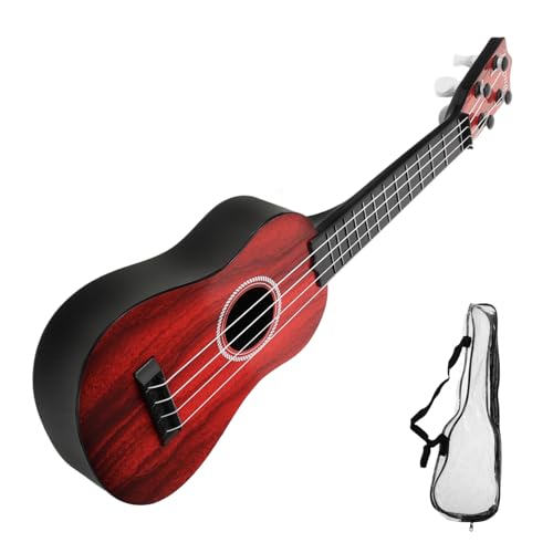 TOYANDONA 1Satz Gitarre für Ukulele Musikinstrument mit Tasche Früherziehungsspielzeug für Jungen und Mädchen Stabiles Design Cartoon Muster Sicheres TOYANDONA 1Satz Gitarre für Ukulele Musikinstrument mit Tasche Früherziehungsspielzeug für Jungen und Mädchen Stabiles Design Cartoon Muster Sicheres von TOYANDONA