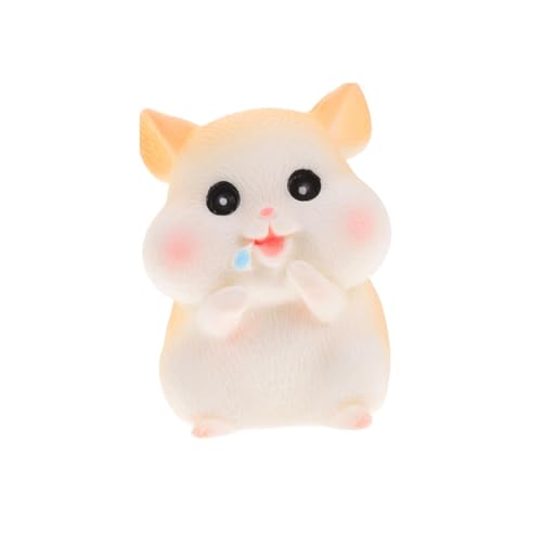 TOYANDONA Miniatur Hamster Figuren 8 Stück Cartoon Hamster Ornamente Kunstharz für Hamsterliebhaber Schreibtisch Dekoration von TOYANDONA