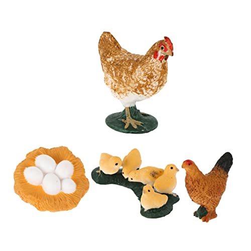 TOYANDONA 1Satz Henne Figuren Lebenszyklus Modell für Lernspielzeug zur Kognitiven Entwicklung Dekorative Gartenornamente aus Sicherem für Kreative Deko TOYANDONA 1Satz Henne Figuren Lebenszyklus Modell für Lernspielzeug zur Kognitiven Entwicklung Dekorative Gartenornamente aus Sicherem für Kreative Deko von TOYANDONA