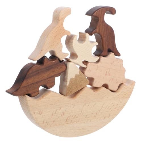 TOYANDONA 1Satz Holz Dinosaurier Stapelspielzeug Entzückende Cartoon Stapelblöcke Für Pädagogisches Interaktionsspielzeug Für Eltern Junge Mädchen Aktivitäten Partyspielzeug TOYANDONA 1Satz Holz Dinosaurier Stapelspielzeug Entzückende Cartoon Stapelblöcke Für Pädagogisches Interaktionsspielzeug Für Eltern Junge Mädchen Aktivitäten Partyspielzeug von TOYANDONA