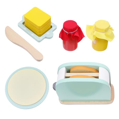 TOYANDONA 1Satz Holz Toaster Interaktives Küchenspielzeug für Simulierte Brotmaschine mit Toastscheiben Fördert Frühes Lernen und Kreatives für und Rollenspiele TOYANDONA 1Satz Holz Toaster Interaktives Küchenspielzeug für Simulierte Brotmaschine mit Toastscheiben Fördert Frühes Lernen und Kreatives für und Rollenspiele von TOYANDONA