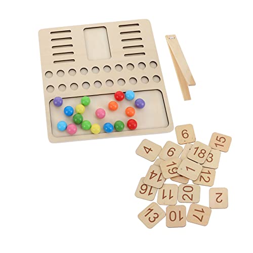 TOYANDONA 1Satz Holzspielzeug Geometrische Formen Puzzles Und Lernspielzeug Pädagogisches Für Vorschulkinder Lernhilfe Für Frühkindliche Bildung von TOYANDONA