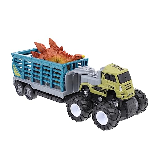 TOYANDONA 1Satz Inertial Auto Tiermodellwagen Großer LKW mit Trailerspielzeug für Langlebig und Robust für Kreatives Spiel und TOYANDONA 1Satz Inertial Auto Tiermodellwagen Großer LKW mit Trailerspielzeug für Langlebig und Robust für Kreatives Spiel und von TOYANDONA