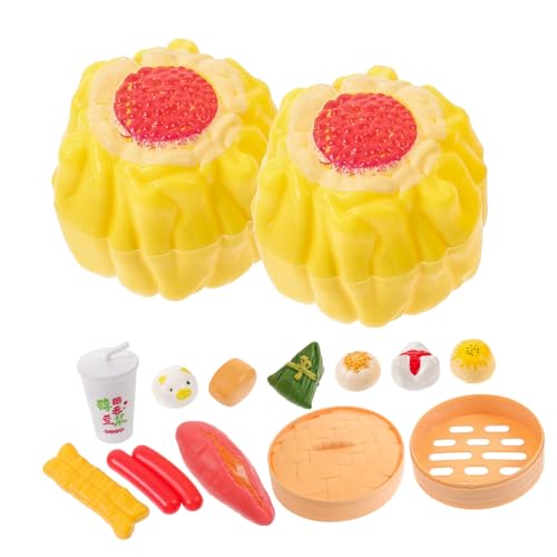 TOYANDONA 1Satz Küchen Rollenspiel Set für Simulations Lebensmittel Lernspielzeug für Kleinkinder Kreatives Essensspielset Fantasie und Praktischen Fähigkeiten TOYANDONA 1Satz Küchen Rollenspiel Set für Simulations Lebensmittel Lernspielzeug für Kleinkinder Kreatives Essensspielset Fantasie und Praktischen Fähigkeiten von TOYANDONA