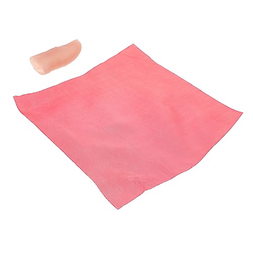TOYANDONA 1Satz Magische Daumenspitzen mit Seidentuch für Zaubertricks Realistische Finger für Streichspielzeug und Bühnenaufführungen für Entertainer von TOYANDONA