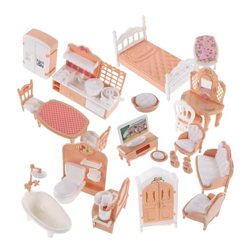 TOYANDONA 1Satz Puppenhausmöbel Realistische Möbel für Rollenspiele Teiliges Set zur Dekoration von Puppenhäusern Fantasievolles mit Hochwertigem Zubehör von TOYANDONA