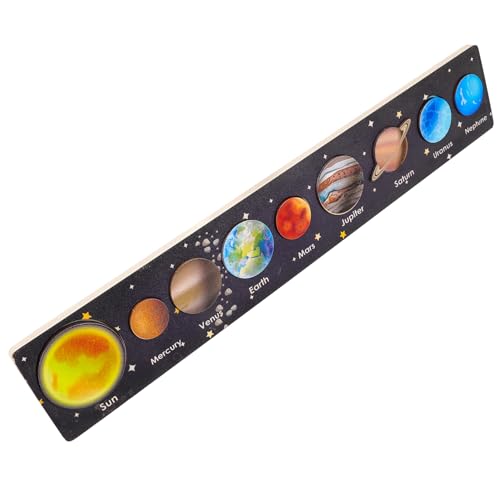 TOYANDONA 1Satz Puzzle Für Interaktives Sonnensystem Puzzlespiel Kreativität Für Kleinkinder Planeten Matching von TOYANDONA