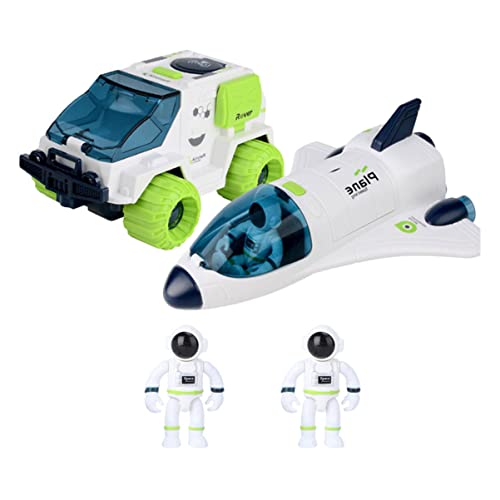 TOYANDONA 1Satz Raumschiff Spielzeugset für Modell Shuttle Roboterfahrzeug Astronauten Lustiges und Lehrreiches für Drinnen und Draußen Fördert Kreativität und Spielspaß von TOYANDONA