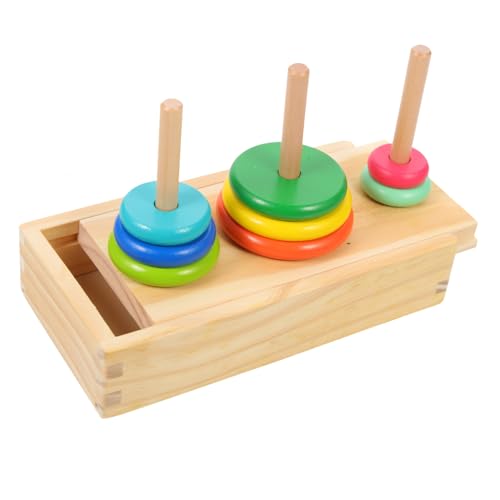 TOYANDONA 1satz Bunten Stapelbaren Ringspielzeugen Für Junge Mädchen Pädagogisches Holzspielzeug Für Kleinkinder Kreativität Und Eltern-Junge Mädchen-interaktion TOYANDONA 1satz Bunten Stapelbaren Ringspielzeugen Für Junge Mädchen Pädagogisches Holzspielzeug Für Kleinkinder Kreativität Und Eltern-Junge Mädchen-interaktion von TOYANDONA