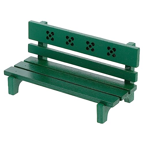 TOYANDONA 1Stk Bankmodellverzierungen Puppenhausmöbel Puppenmöbel Miniatur-Bank Stuhl Miniatur bastelzeug puppenhauszubehör Mini-Stuhl-Modell Mini-Hausstuhlverzierung Linde Green TOYANDONA 1Stk Bankmodellverzierungen Puppenhausmöbel Puppenmöbel Miniatur-Bank Stuhl Miniatur bastelzeug puppenhauszubehör Mini-Stuhl-Modell Mini-Hausstuhlverzierung Linde Green von TOYANDONA