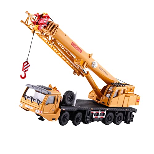 TOYANDONA 1Stk Kran Modell Auto Bausatz Träger Flugzeug sicherheitsleine für spielsachen игрушки для девочек Desktop-Ornament Traktormodell Legierung Orange von TOYANDONA