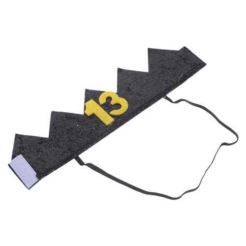 TOYANDONA 1Stk Krone Geburtstagshut 18 Geburtstag Tiara Geburtstag Stirnbänder Tiaras Gänseblümchen geburtstagskrone partyhütchen Geburtstagskronenhut Geburtstagskappe Vlies Black TOYANDONA 1Stk Krone Geburtstagshut 18 Geburtstag Tiara Geburtstag Stirnbänder Tiaras Gänseblümchen geburtstagskrone partyhütchen Geburtstagskronenhut Geburtstagskappe Vlies Black von TOYANDONA