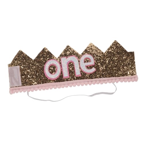 TOYANDONA Baby Mädchen Geburtstag Krone Stirnband Glitter Hut Für 1st Geburtstag Foto Prop Festliche Party Zubehör TOYANDONA Baby Mädchen Geburtstag Krone Stirnband Glitter Hut Für 1st Geburtstag Foto Prop Festliche Party Zubehör von TOYANDONA