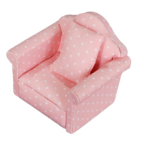 TOYANDONA 1Stk Mini-Sofa deko holzmöbel Puppenhaus-Dekoration Dekoratives Sofa puppenhaus Einrichtung Spielhaus-Sofa Desktop-Ornament Spielhauszubehör Stoff Rosa TOYANDONA 1Stk Mini-Sofa deko holzmöbel Puppenhaus-Dekoration Dekoratives Sofa puppenhaus Einrichtung Spielhaus-Sofa Desktop-Ornament Spielhauszubehör Stoff Rosa von TOYANDONA